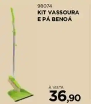 Benoit Kit vassoura e pá benoá oferta