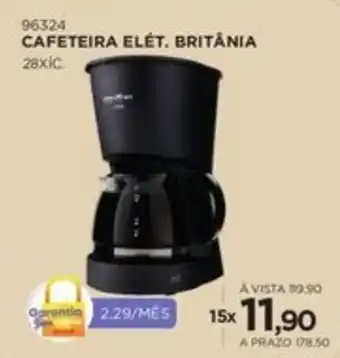 Benoit Cafeteira elét. britânia oferta