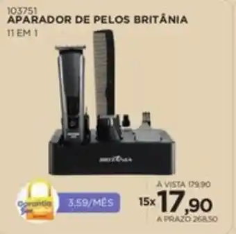 Benoit Aparador de pelos britânia 11 em 1 oferta