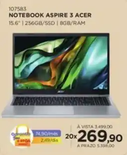 Benoit Notebook aspire 3 acer oferta