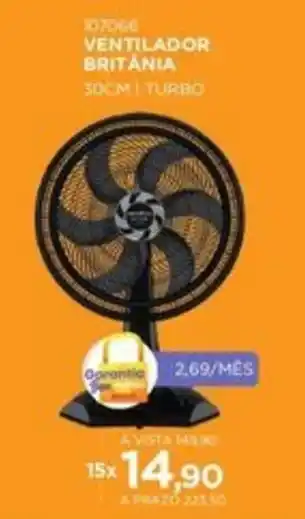 Benoit Ventilador britania 30cm turbo oferta