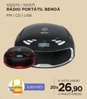 Benoit Rádio portátil benoá oferta