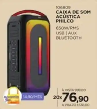 Benoit Caixa de som acústica philco oferta