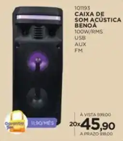 Benoit Caixa de som acústica benoa oferta