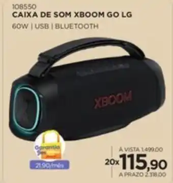 Benoit Caixa de som xboom go lg oferta