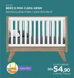 Benoit Berço mini cama henn oferta