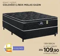 Benoit Colchão c/box molas gazin oferta