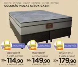 Benoit Colchao Molas c/box gazin oferta