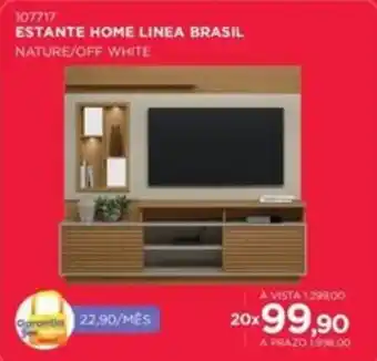 Benoit Estante home linea brasil nature/off white oferta