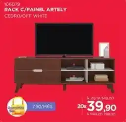 Benoit Rack c/painel artely oferta