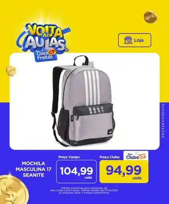 Casa Freitas Mochila masculina 17 seanite oferta