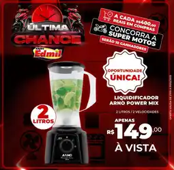 Edmil Liquidificador arno power mix oferta