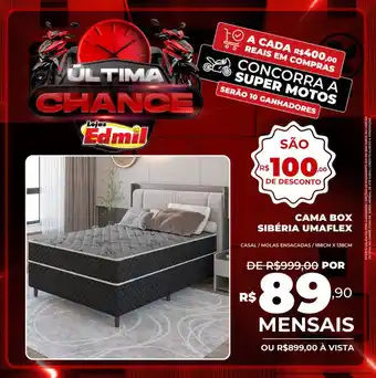 Edmil Cama box sibéria umaflex oferta