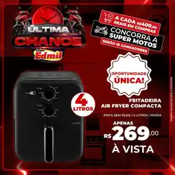 Edmil Fritadeira air fryer compacta oferta