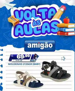 Amigão Calçados Molekinho 2135659 (baby) oferta