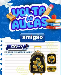 Amigão Calçados Kit de mochila mochila yins YS42480 oferta