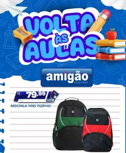 Amigão Calçados Mochila yins ys29142 oferta