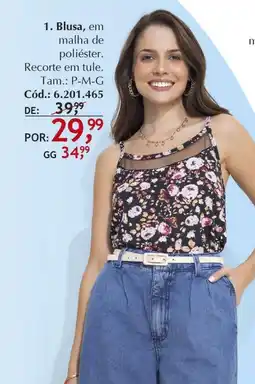 Quatro Estações Blusa, oferta