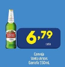 Arena Atacado Cerveja Stella Artois Garrafa 550ml oferta