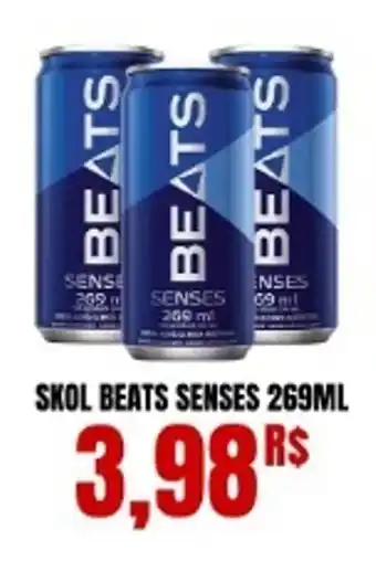 Mercadão Atacadista Skol beats senses oferta