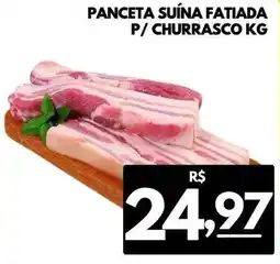 ServBem Panceta suína fatiada p/churrasco oferta