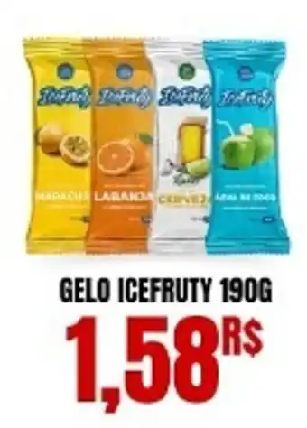 Mercadão Atacadista Gelo icefruty oferta