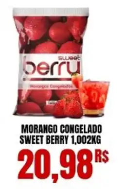 Mercadão Atacadista Morango congelado sweet berry oferta