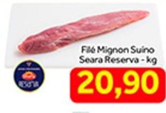 Shibata Supermercados File Mignon Suino Seara Reserva 1kg oferta