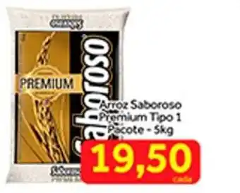 Shibata Supermercados Arroz Saborosso Premium Tipo 1 pacote 5kg oferta