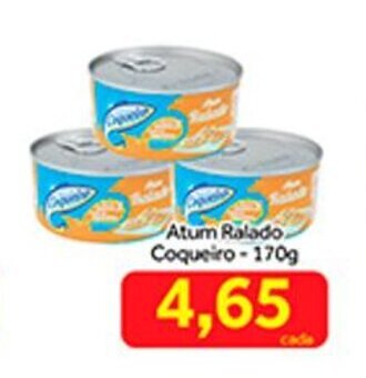Shibata Supermercados Atum Ralado Coqueiro 170g oferta