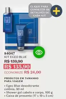 O Boticário Egeo - kit blue oferta