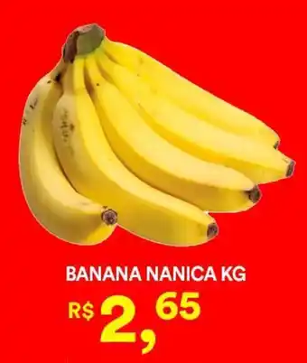 Supermercado Porecatu Banana nanica oferta