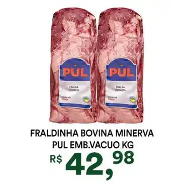 Supermercado Porecatu Fraldinha bovina minerva pul emb.vacuo oferta