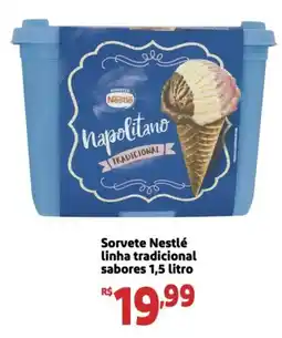 Extra Supermercado Sorvete Nestlé linha tradicional sabores oferta