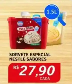 Assaí Atacadista Sorvete especial nestlé sabores oferta