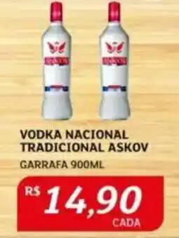 Assaí Atacadista Vodka nacional tradicional askov garrafa oferta