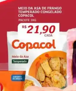 Assaí Atacadista Meio da asa de frango temperado congelado copacol oferta