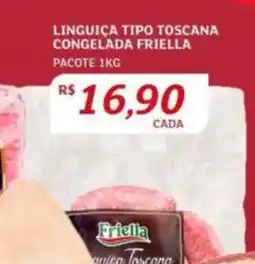 Assaí Atacadista Linguiça tipo toscana congelada friella oferta