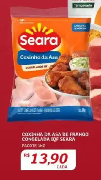 Assaí Atacadista Coxinha da asa de frango congelada iqf seara pacote oferta