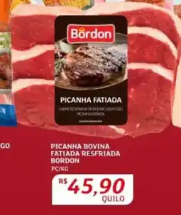 Assaí Atacadista Picanha bovina fatiada resfriada bordon oferta