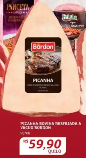 Assaí Atacadista Picanha bovina resfriada a vácuo bordon oferta