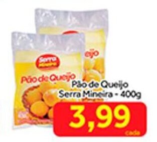 Shibata Supermercados Pao de Queijo Serra Mineira 400g oferta