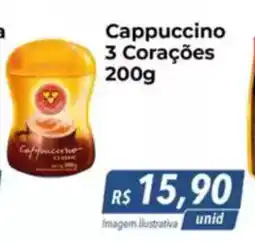 Hiper Moreira Cappuccino 3 Corações oferta