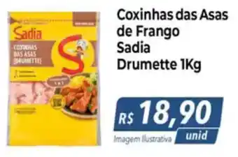 Hiper Moreira Coxinhas das Asas de Frango Sadia Drumette oferta