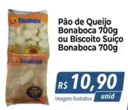 Hiper Moreira Pão de Queijo Bonaboca ou Biscoito Suíço Bonaboca oferta