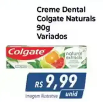 Hiper Moreira Creme Dental Colgate Naturals Variados oferta