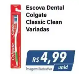 Hiper Moreira Escova Dental Colgate Classic Clean Variadas oferta