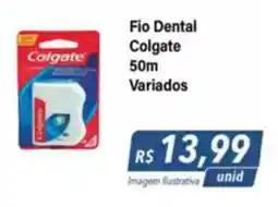 Hiper Moreira Fio Dental Colgate 50m Variados oferta