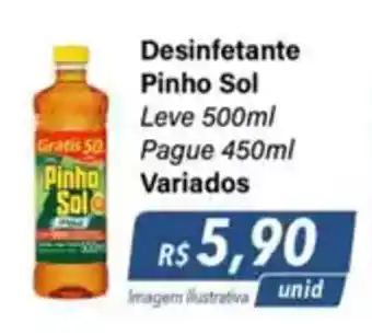 Hiper Moreira Desinfetante Pinho Sol oferta