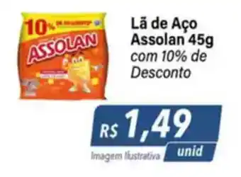 Hiper Moreira Lã de Aço Assolan oferta